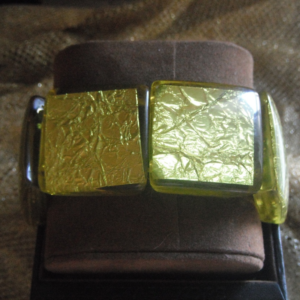 Chunky, Funky Green Bracelet